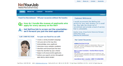 Desktop Screenshot of netyourjob.com